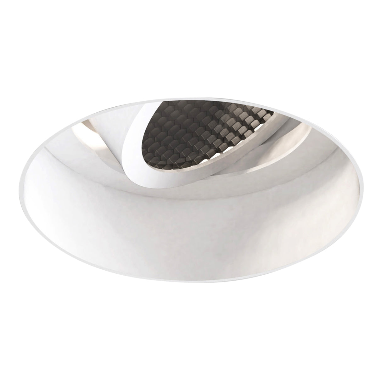 Astro Trimless Round Adjustable Matt White Interior Downlight