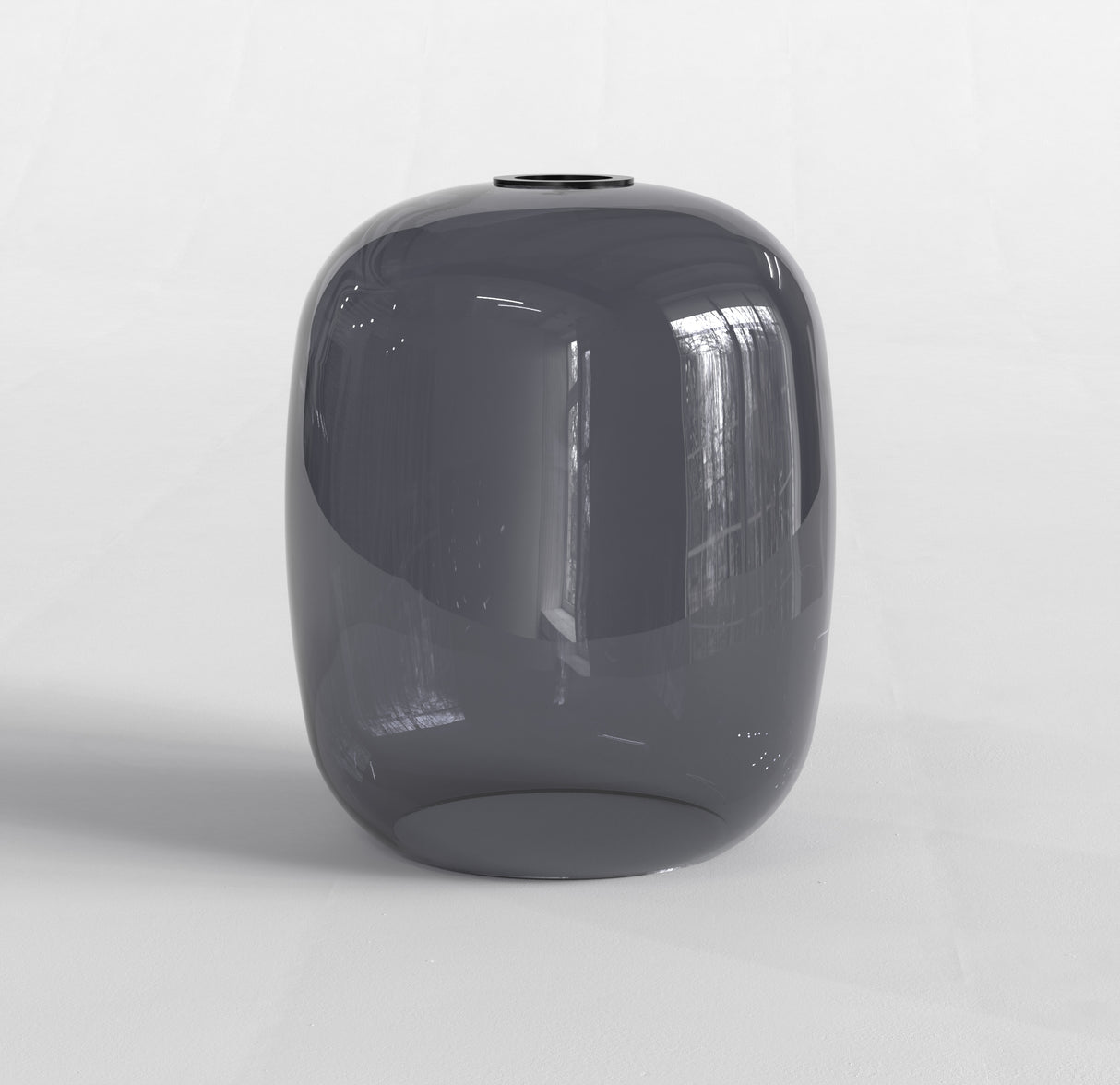 Astro Curve Glass 285 Dark Smoke Lampshade Shade