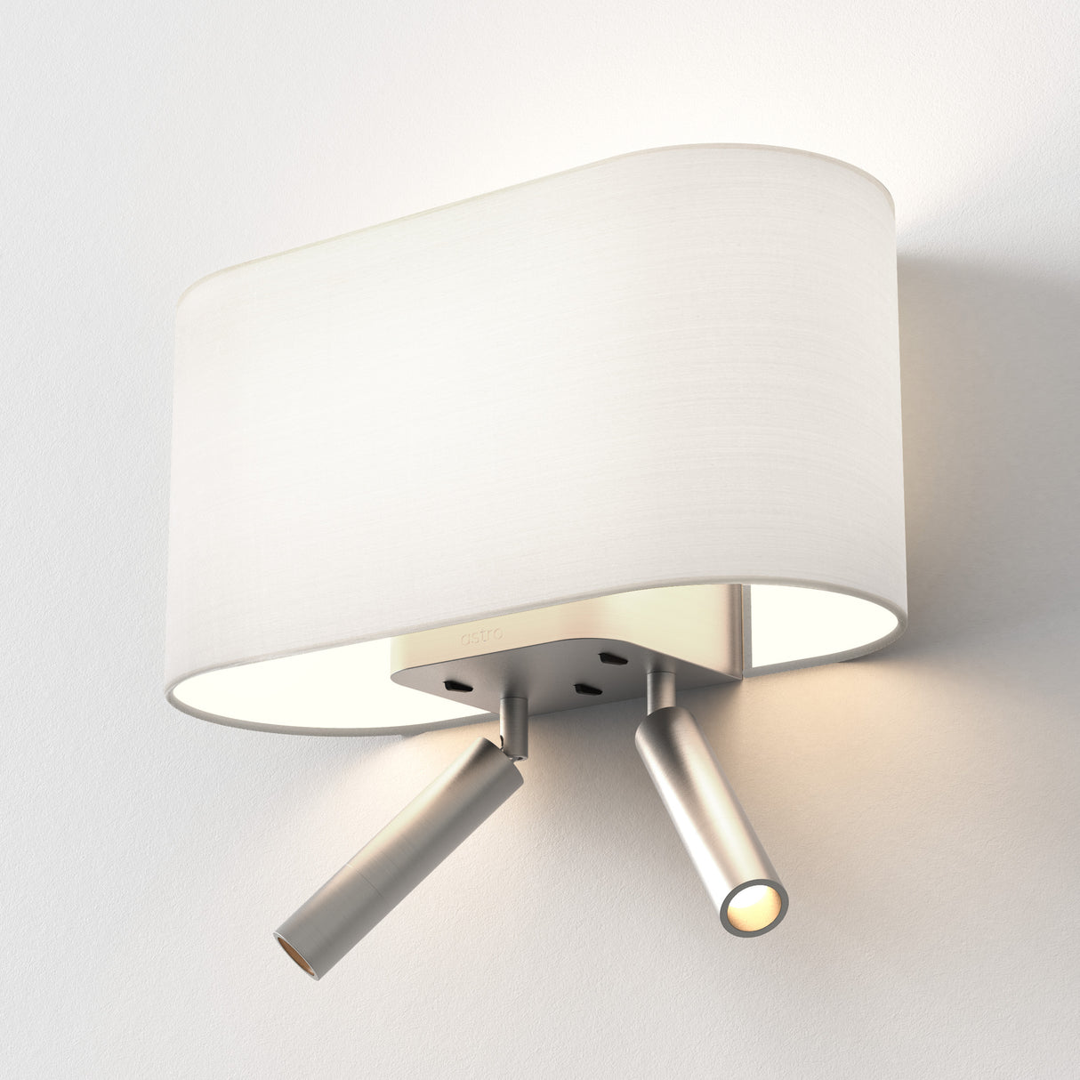 Astro Venn Reader Twin Matt Nickel Interior Combination Reader Base