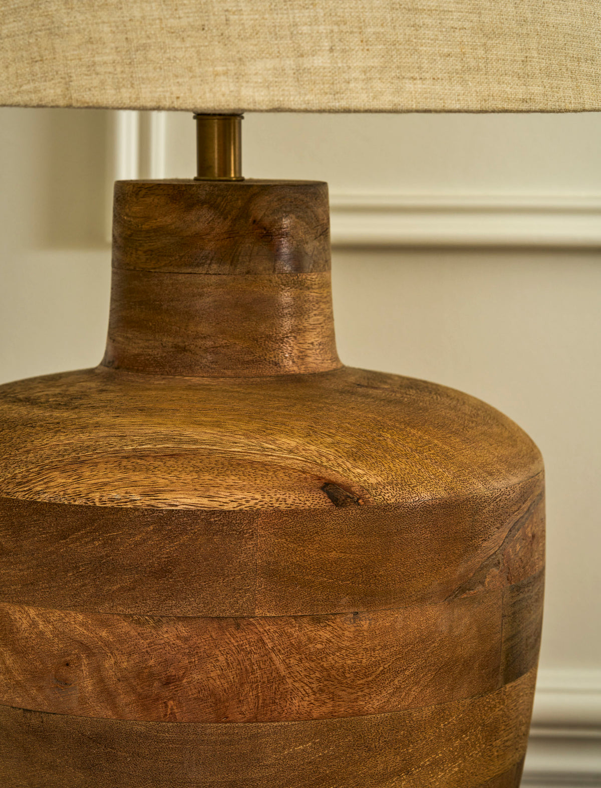 Garden Trading Westridge Table Lamp - Mango Wood, Natural