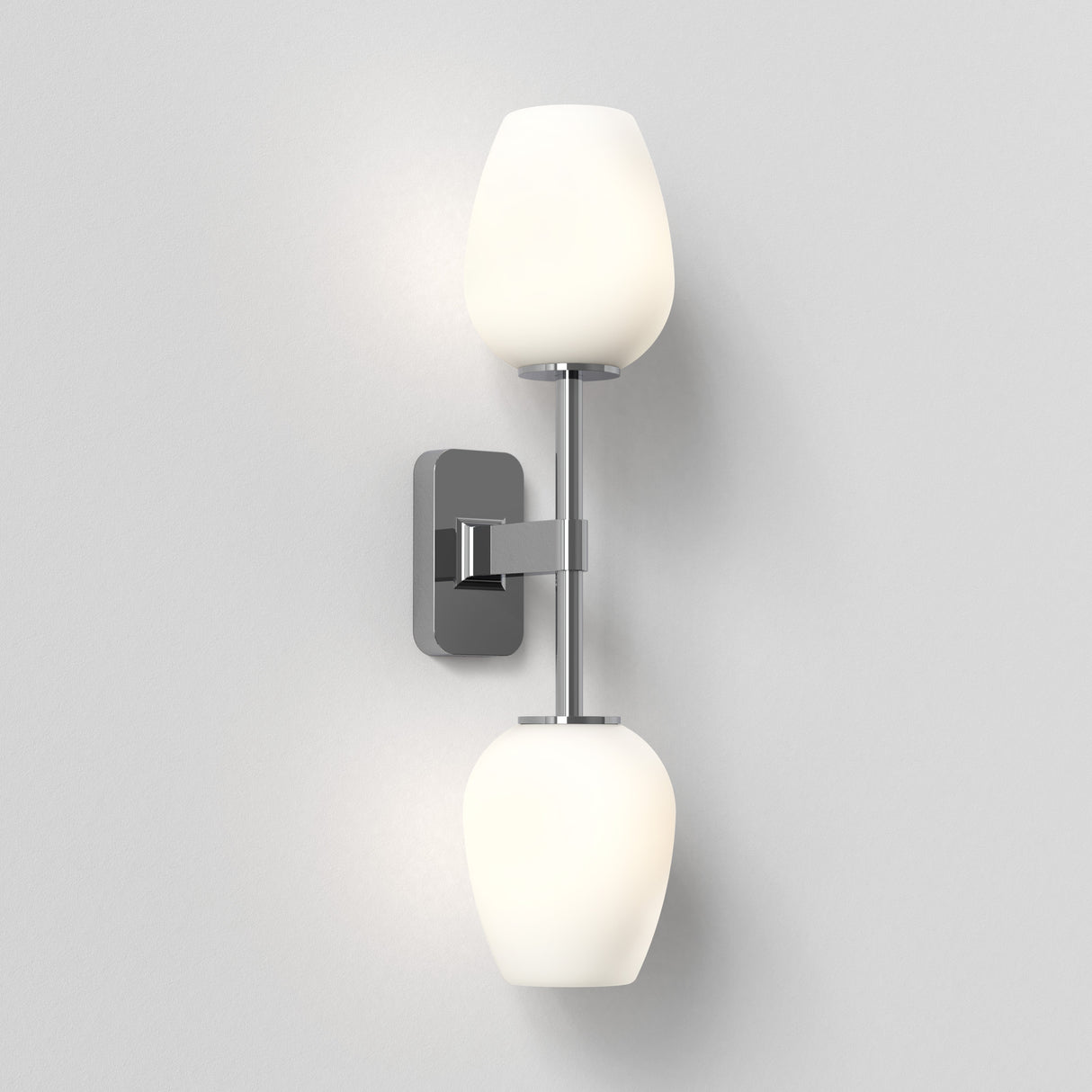 Astro Tacoma Twin Polished Chrome Bathroom Wall Light