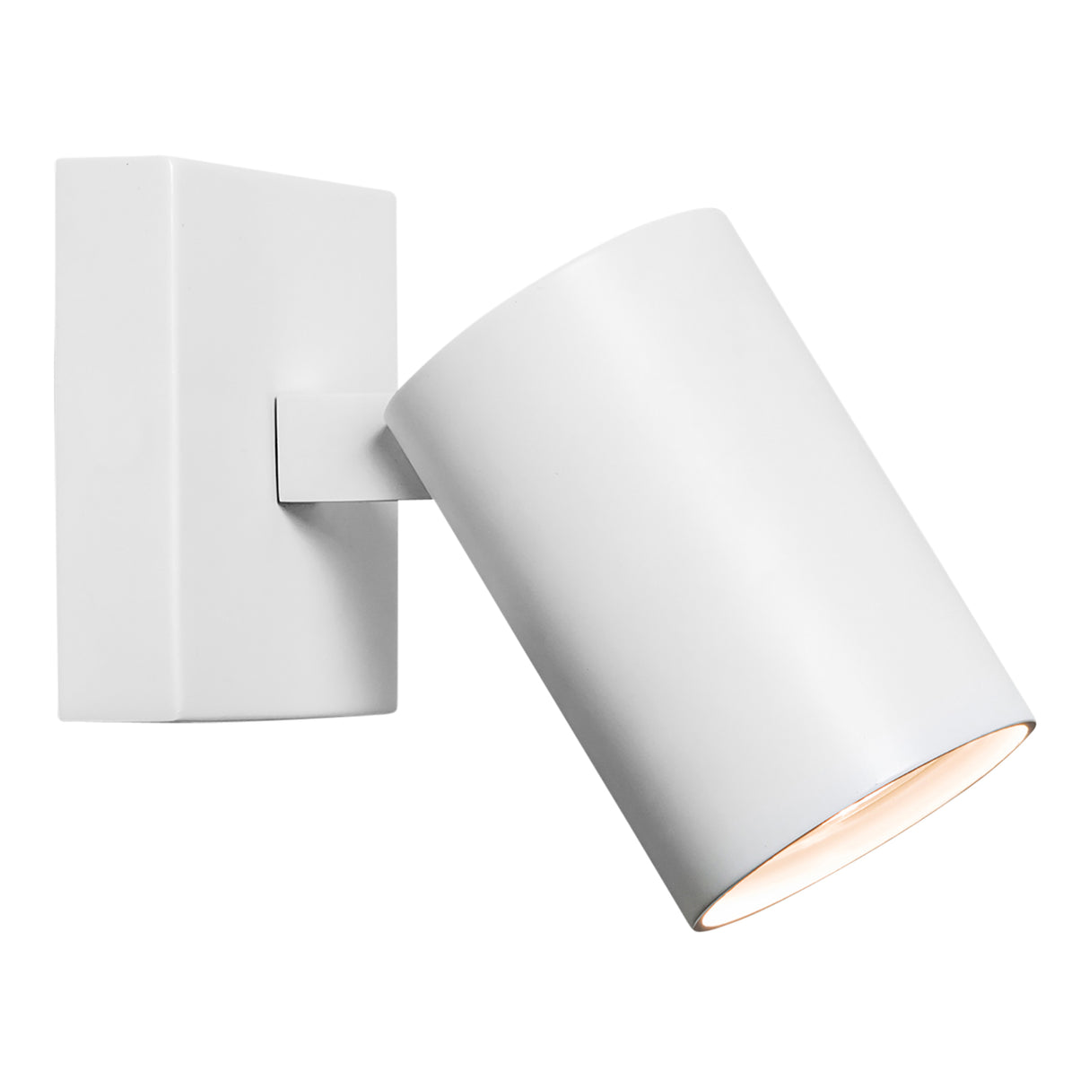 Astro Ascoli Single Textured White Interior Spotlight