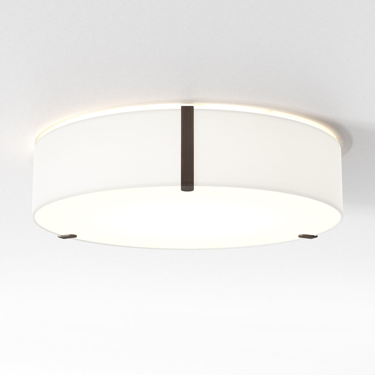Astro Salina 550 Interior Ceiling Light White Fabric/Bronze