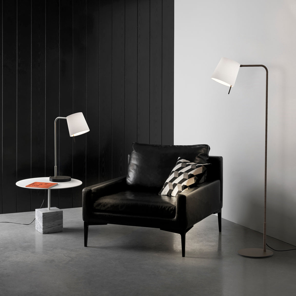 Astro Mitsu Table Base Matt Nickel Interior Table Light