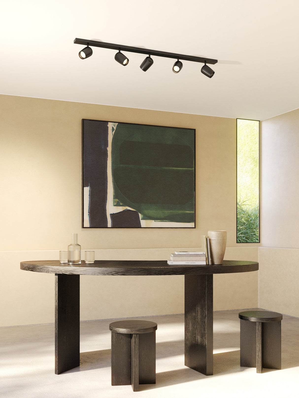 Astro Koto Five Bar Matt Black Interior Spotlight