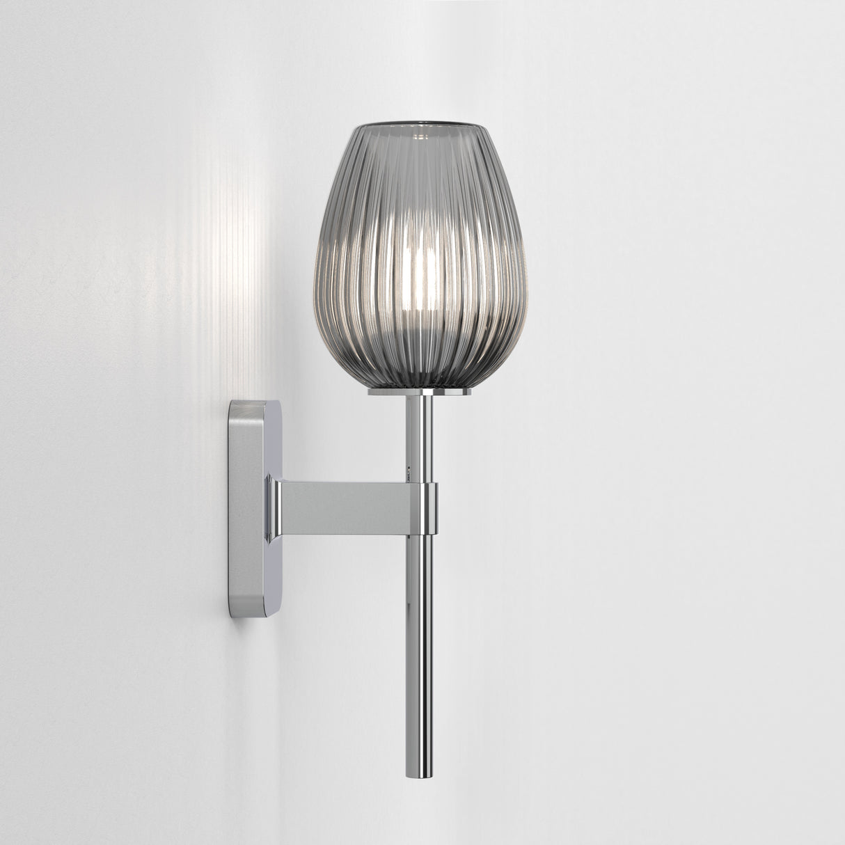 Astro Tacoma Single Polished Chrome Bathroom Wall Light