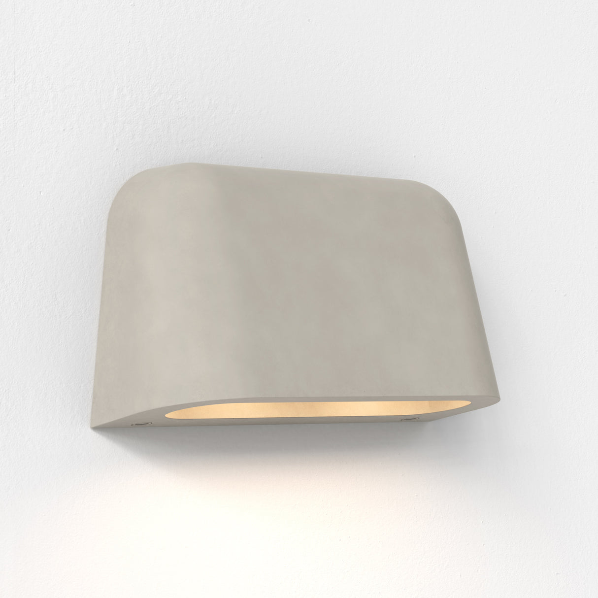 Astro Mast Twin Matt Concrete Coastal Wall Light