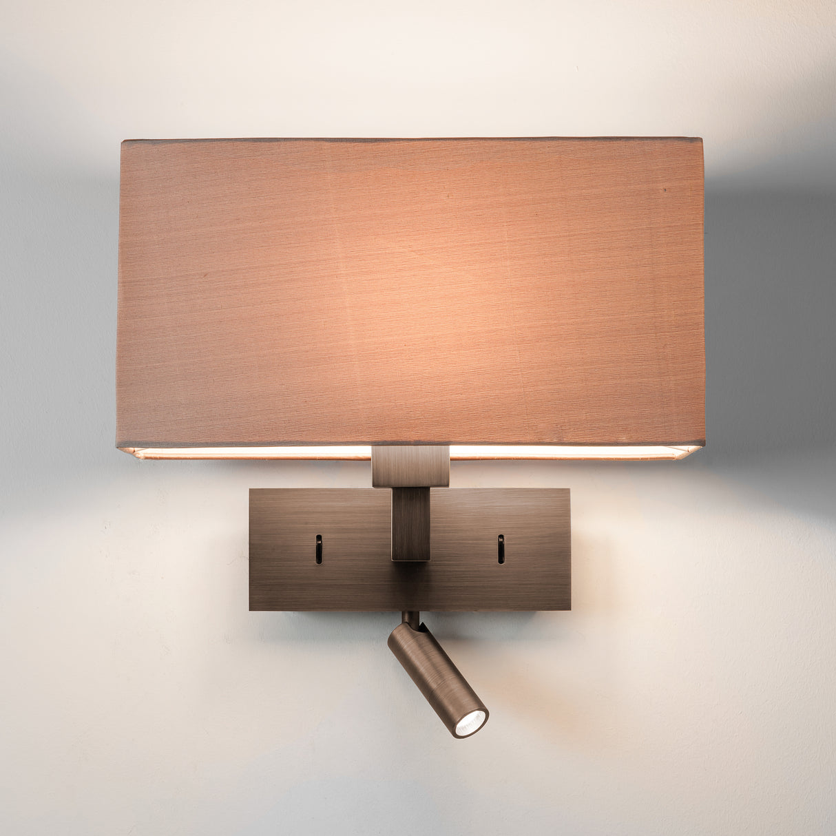 Astro Park Lane Reader LED Bronze Interior Combination Reader