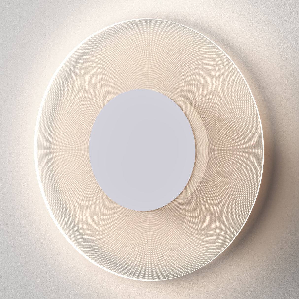 Astro Halftone 600 Matt White Interior Wall Light