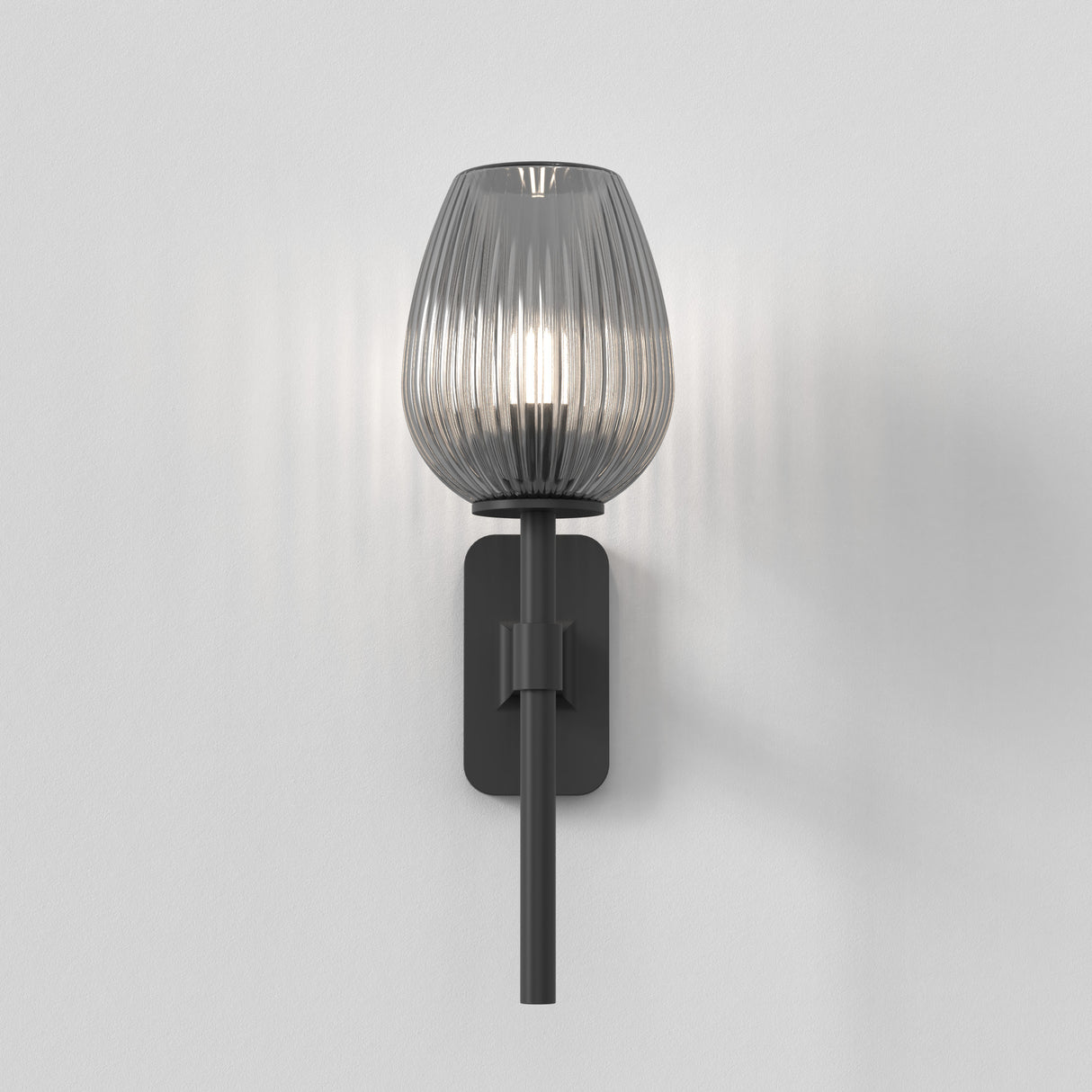 Astro Tacoma Single Matt Black Bathroom Wall Light