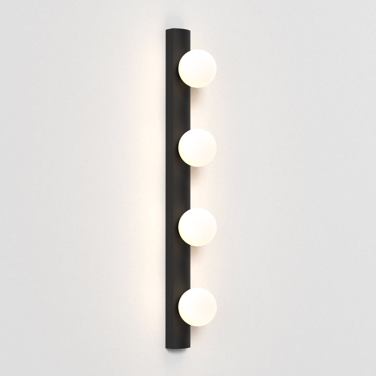Astro Cabaret 4 II Matt Black Bathroom Wall Light