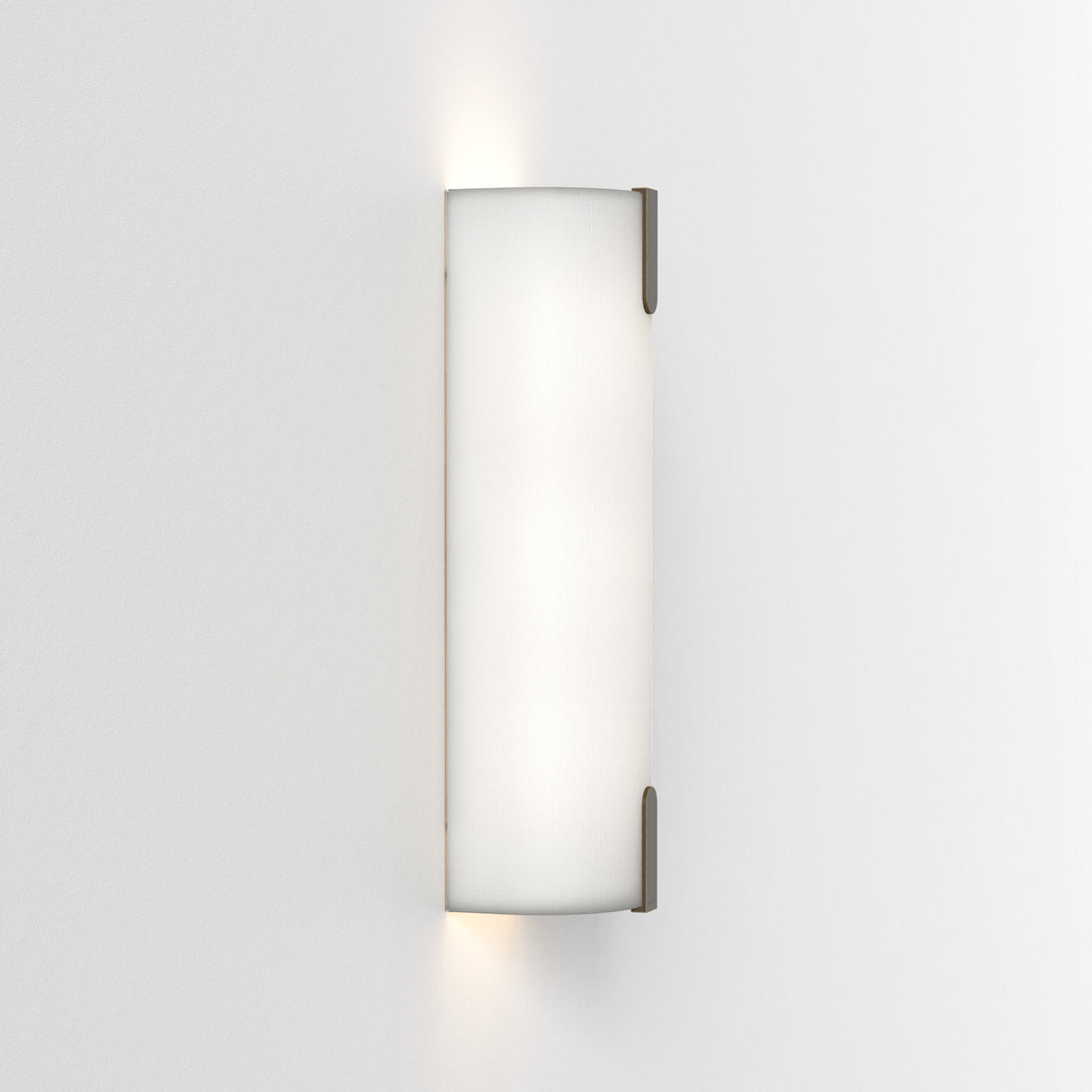 Astro Elba 400 Wall Interior Wall Light White Fabric/Bronze