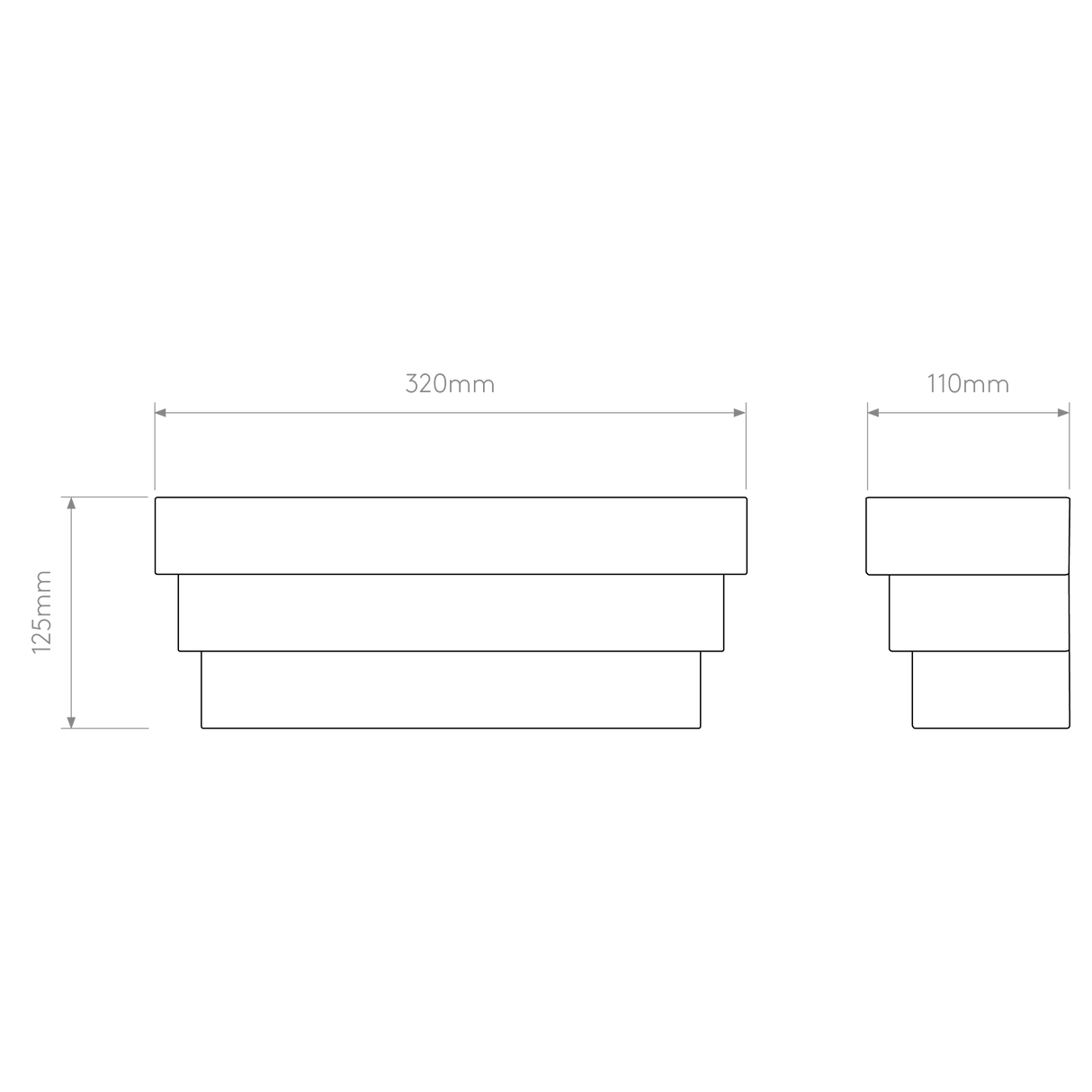 Astro Amas 320 Ceramic Interior Wall Light