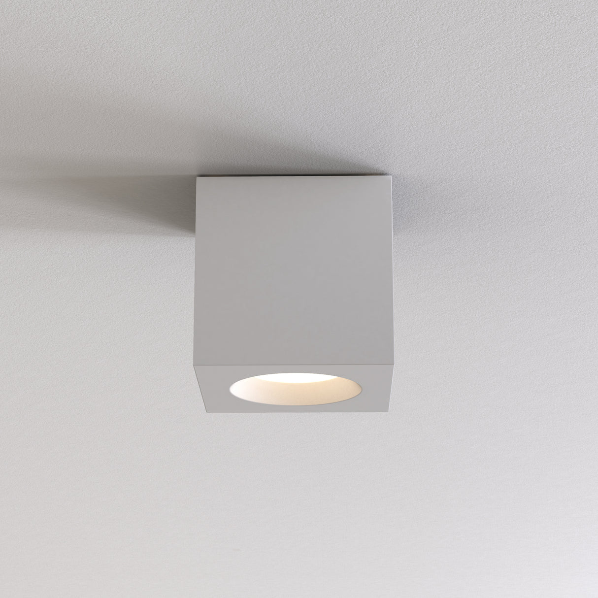 Astro Kos Square II Matt White Bathroom Downlight