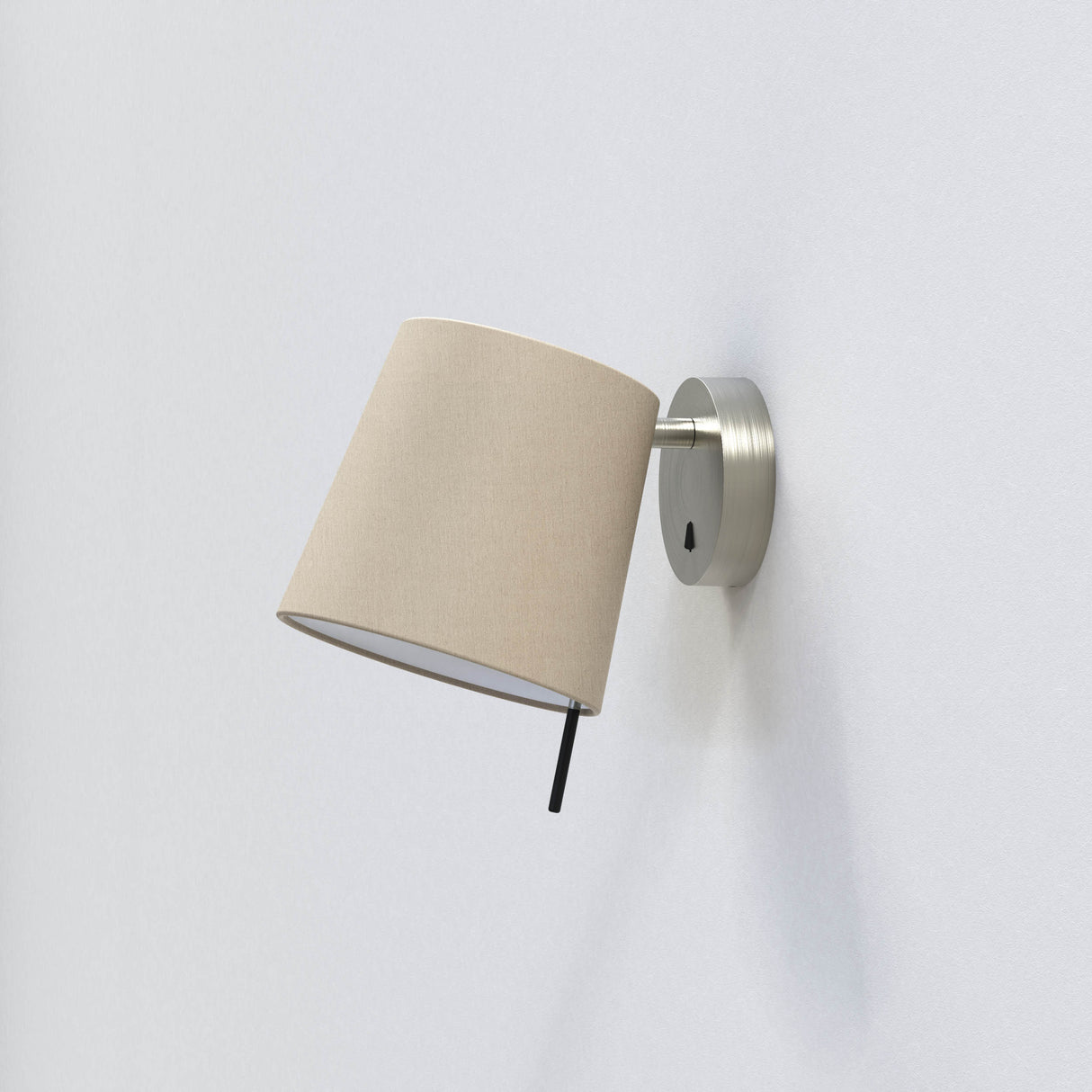 Astro Mitsu Wall Base Matt Nickel Interior Wall Light
