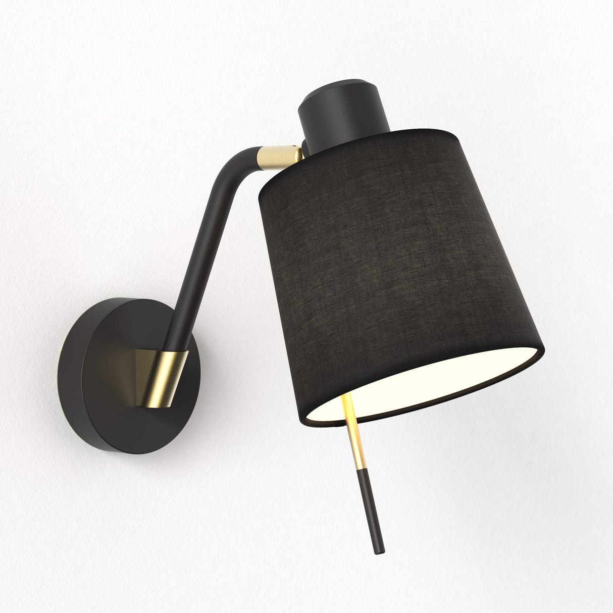 Astro Edward Wall Base Matt Black Interior Wall Light