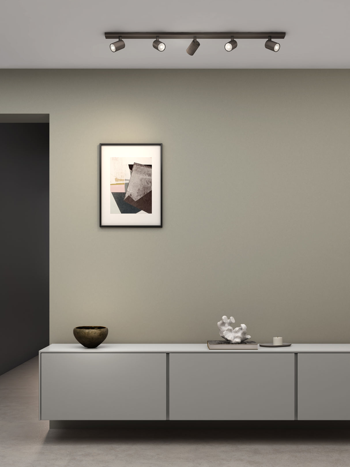 Astro Ascoli Five Bar Bronze Interior Spotlight