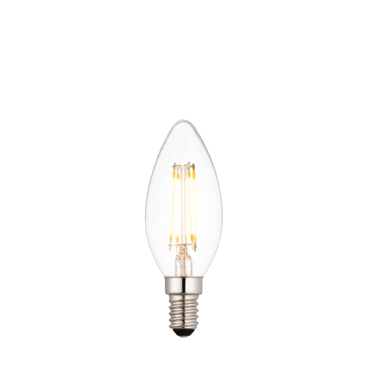 Endon E14 LED Light Bulb Filament Candle Dimmable