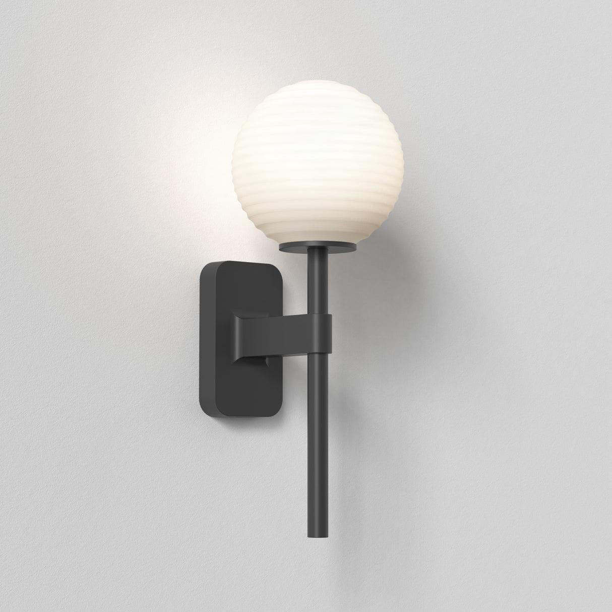 Astro Tacoma Single Matt Black Bathroom Wall Light