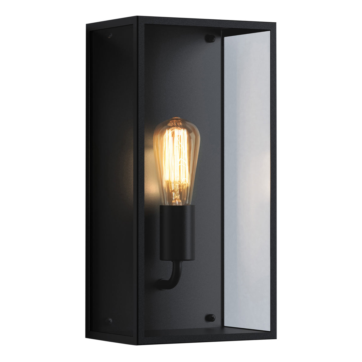 Astro Messina 200 Textured Black Outdoor Wall Light