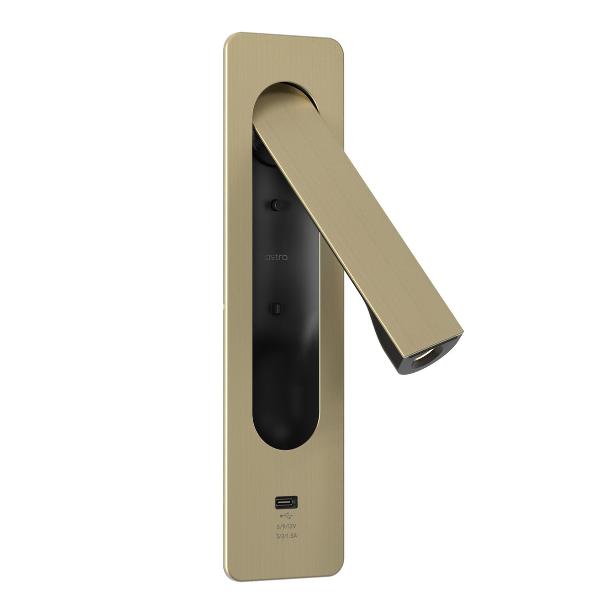 Astro Keta USB C Matt Gold Interior Reading Light