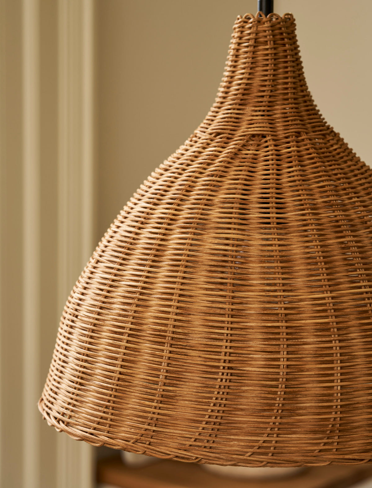 Garden Trading Mouldon Pendant Light Natural Rattan Medium