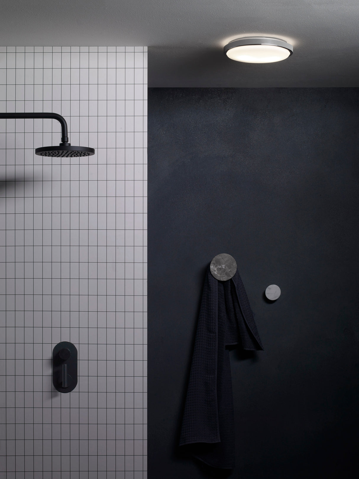 Astro Denia Polished Chrome Bathroom Ceiling Light