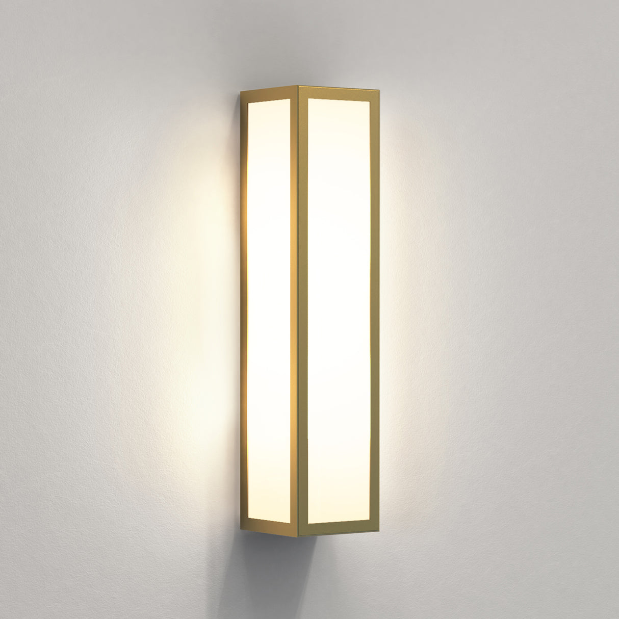 Astro Salerno Natural Brass Outdoor Wall Light