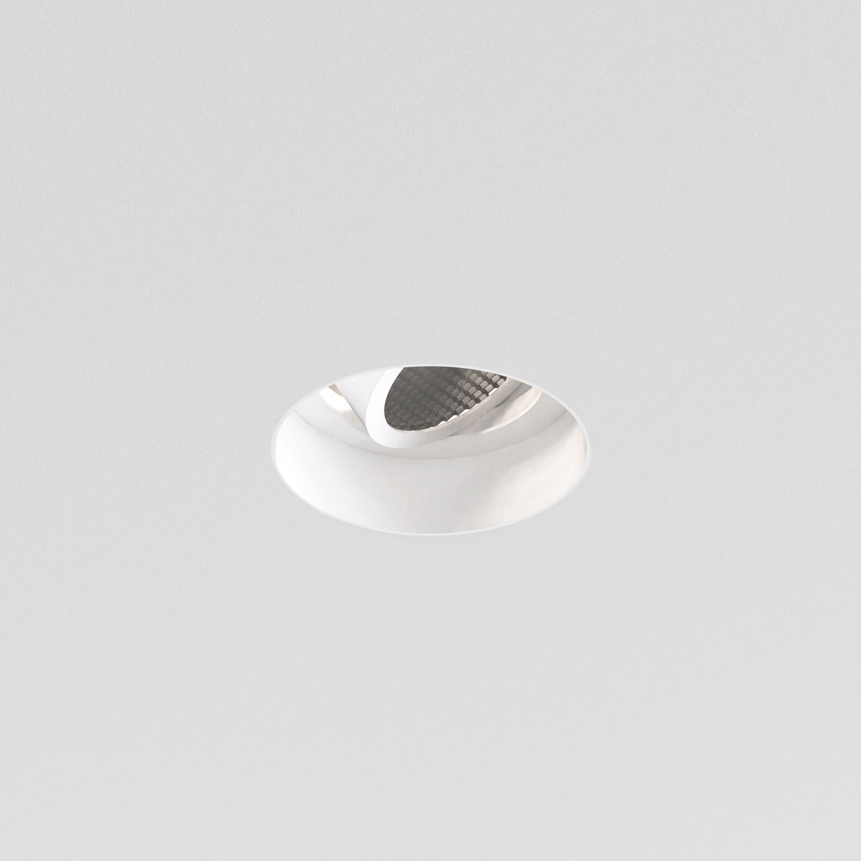 Astro Trimless Round Adjustable Matt White Interior Downlight