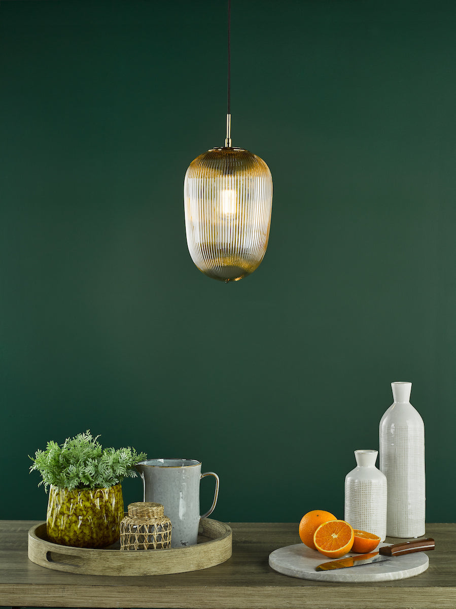 Dar Abrielle Pendant Brushed Bronze