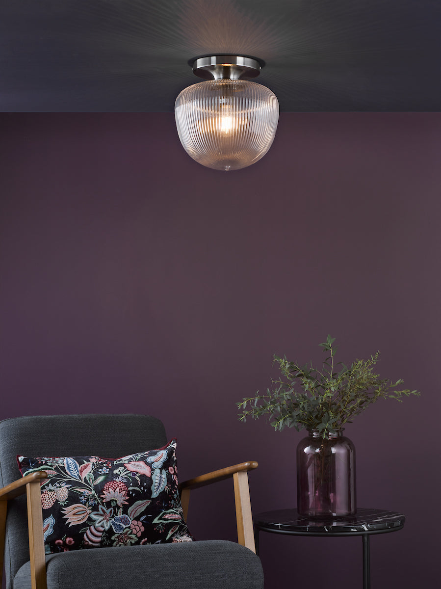 Dar Abrielle Flush Polished Nickel