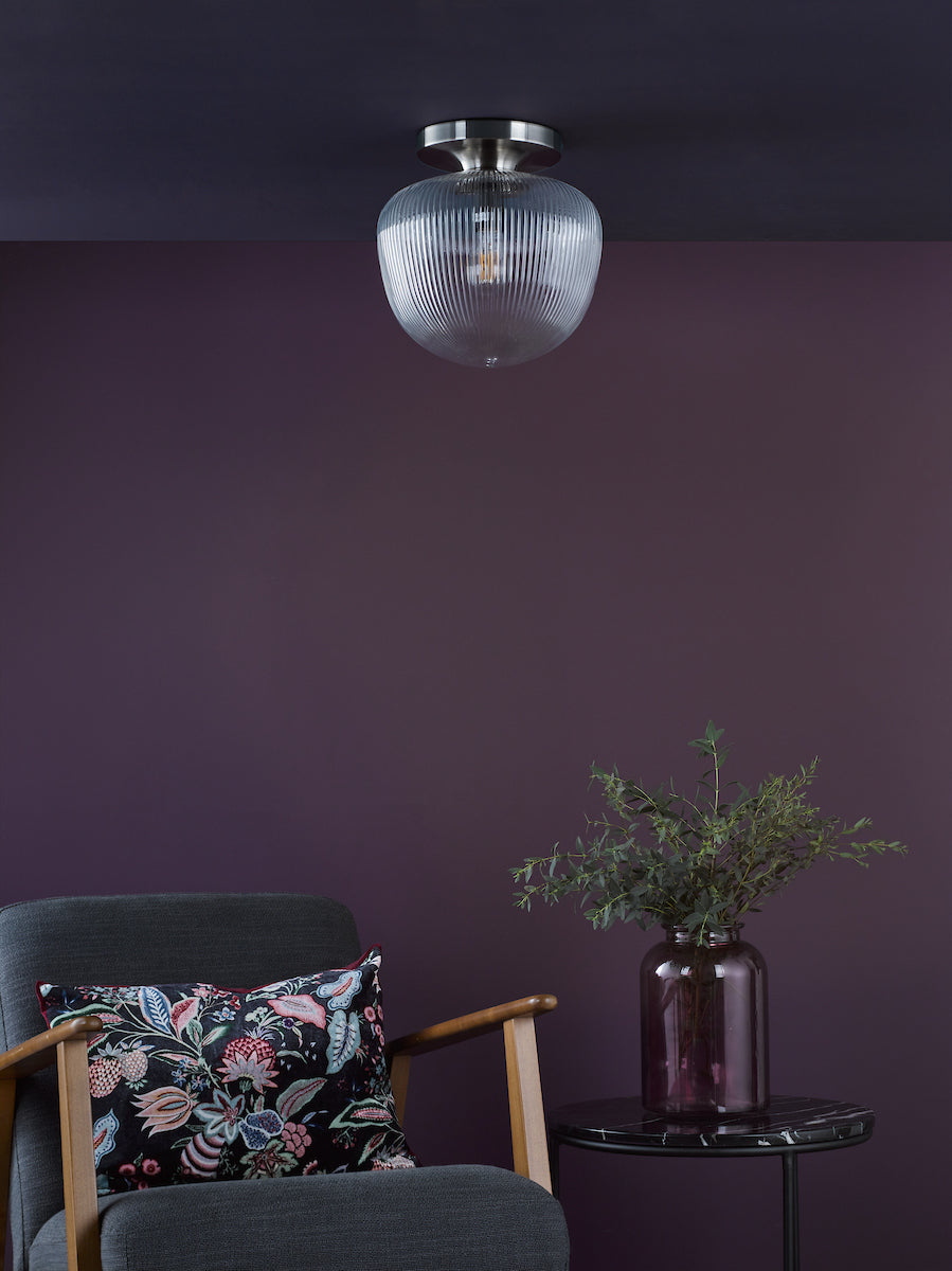 Dar Abrielle Flush Polished Nickel