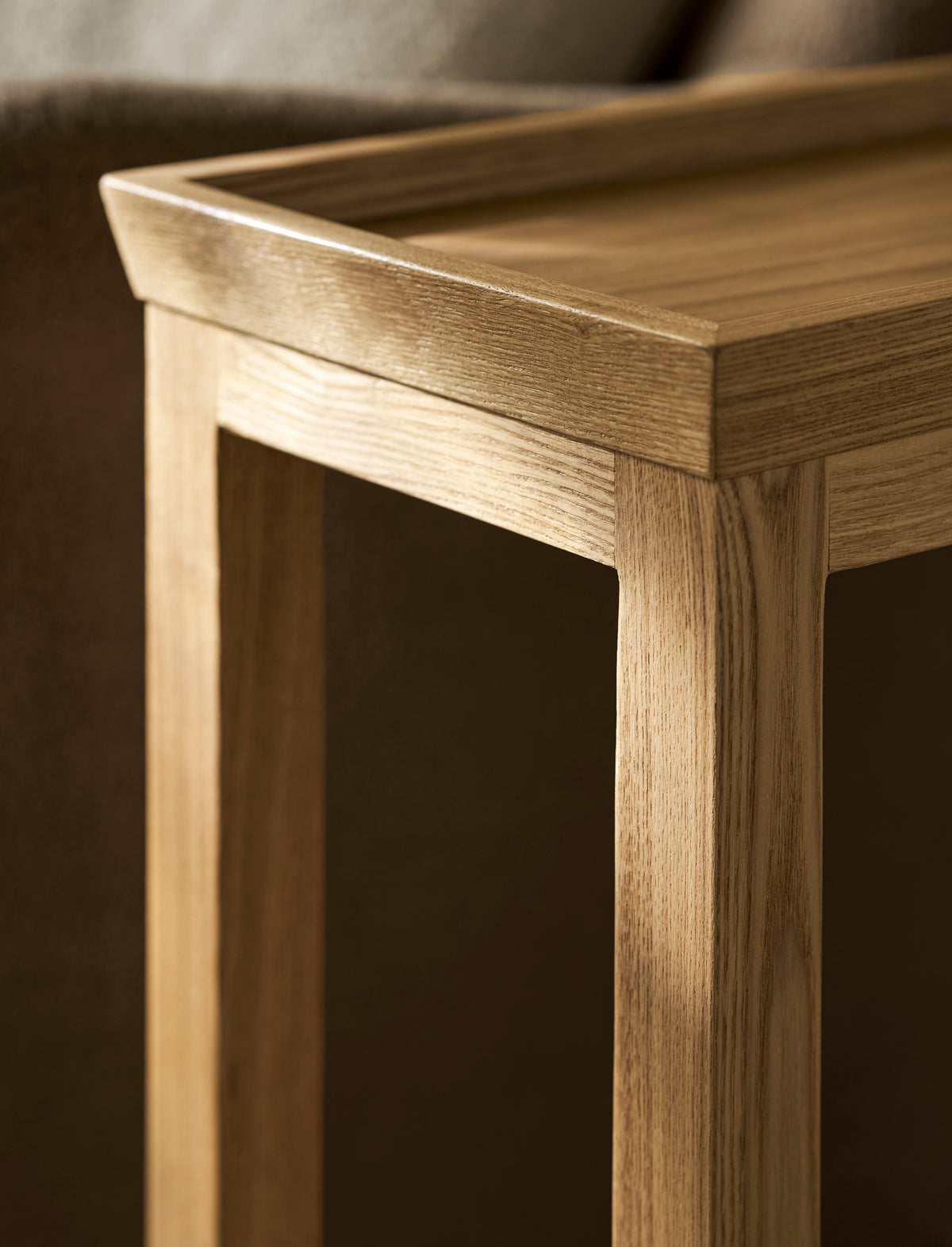 Garden Trading Ashcott Side Table Ash Wood, Natural