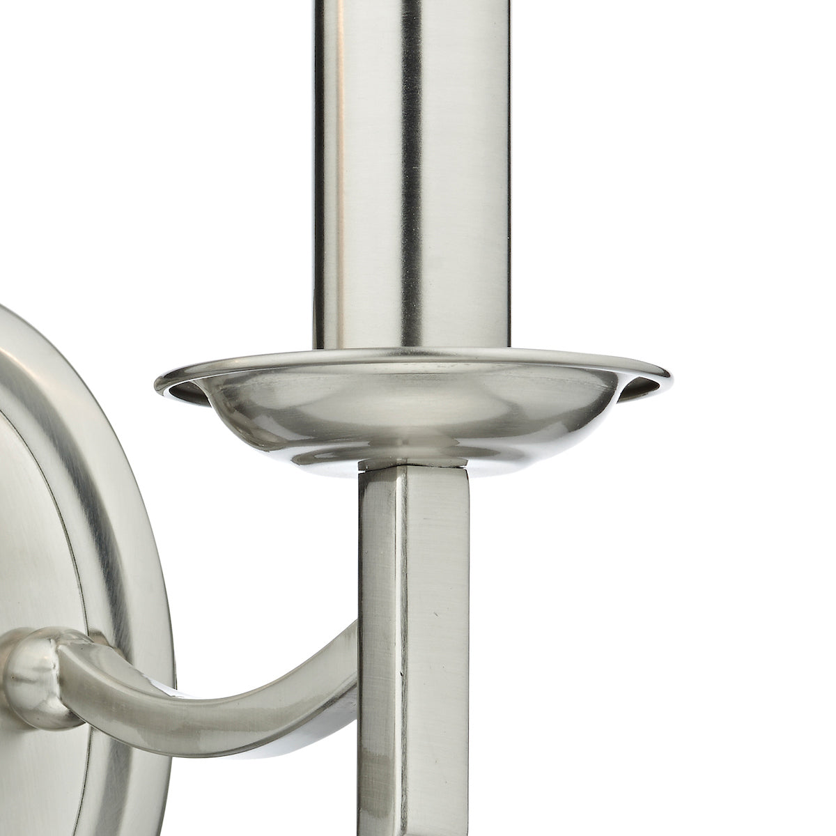 Dar Ambassador Double Wall Bracket Satin Chrome