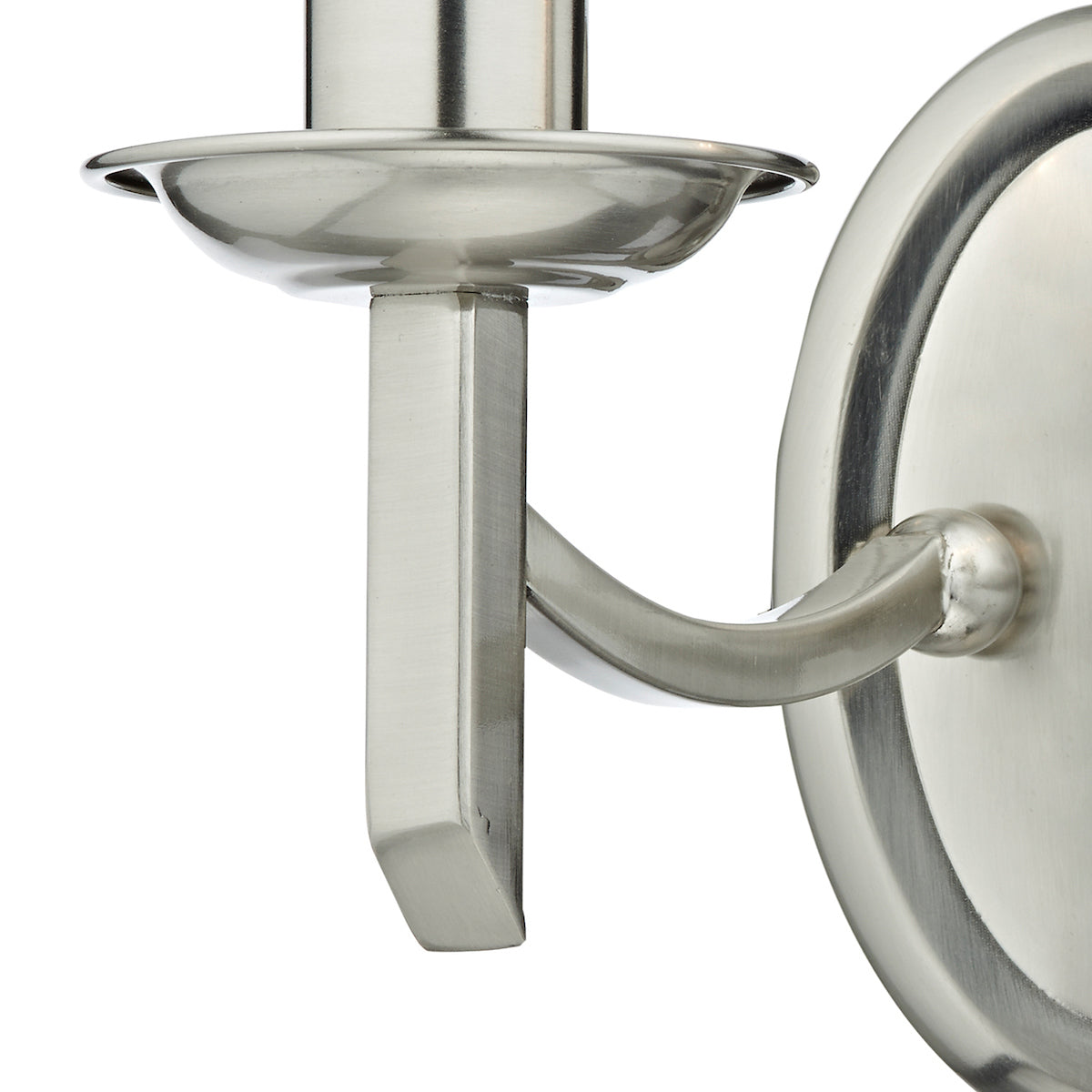 Dar Ambassador Double Wall Bracket Satin Chrome