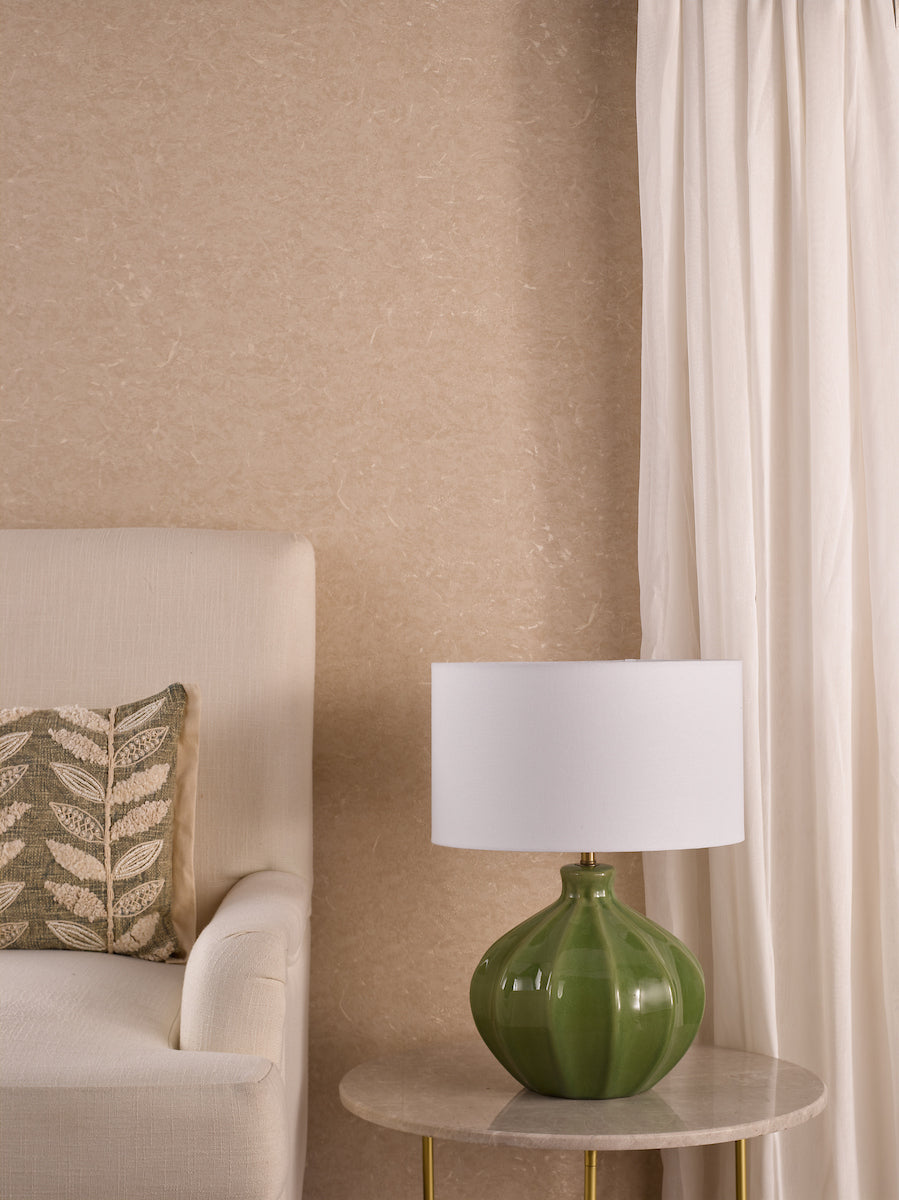 Dar Amrita Ceramic Table Lamp Green Base Only