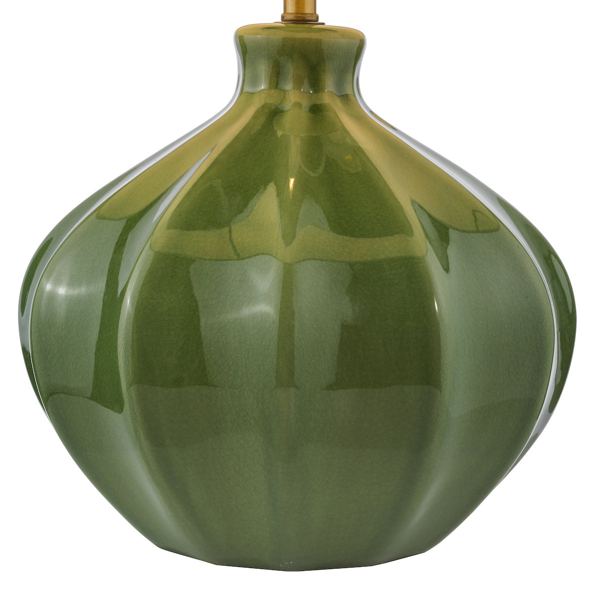 Dar Amrita Ceramic Table Lamp Green Base Only