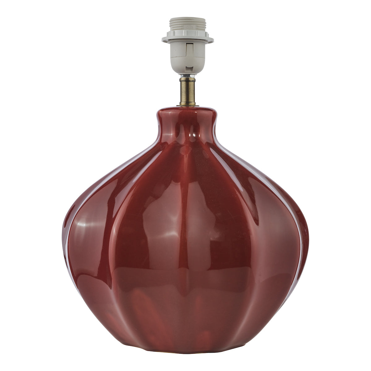 Dar Amrita Ceramic Table Lamp Red Base Only