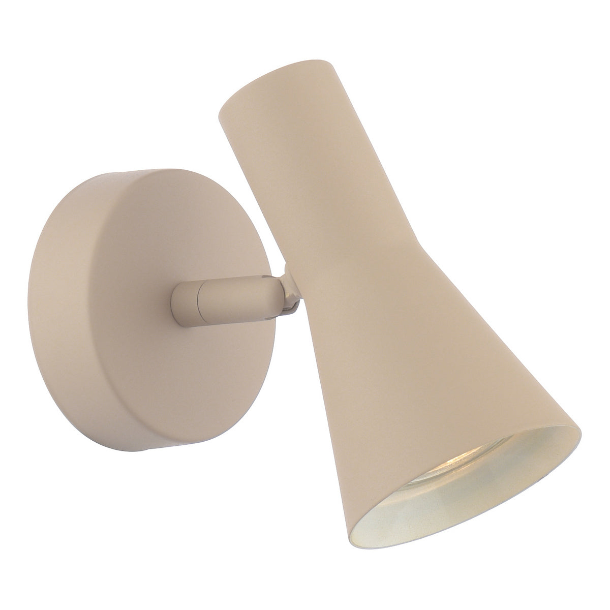 Dar Arnel Single Spotlight Satin Taupe