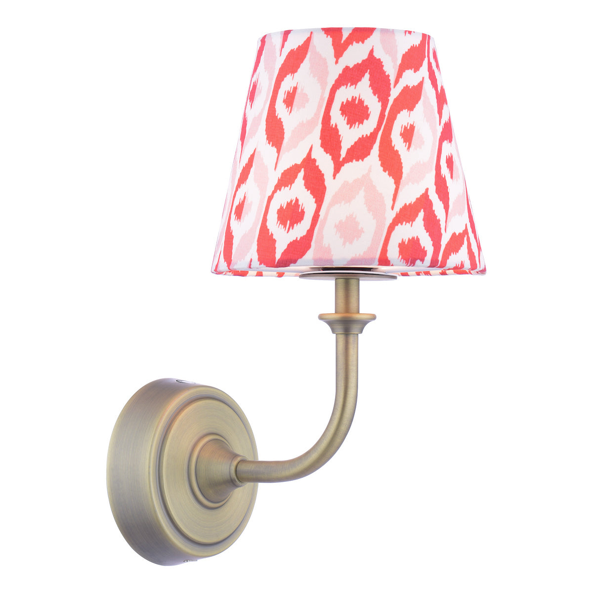 Joules Apsley Rechargeable LED Wall Light With Red Shade