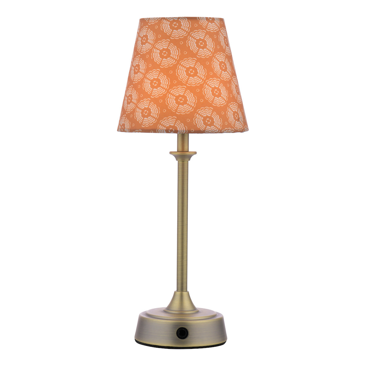 Joules Apsley Rechargeable LED Table Lamp With Yellow Shade