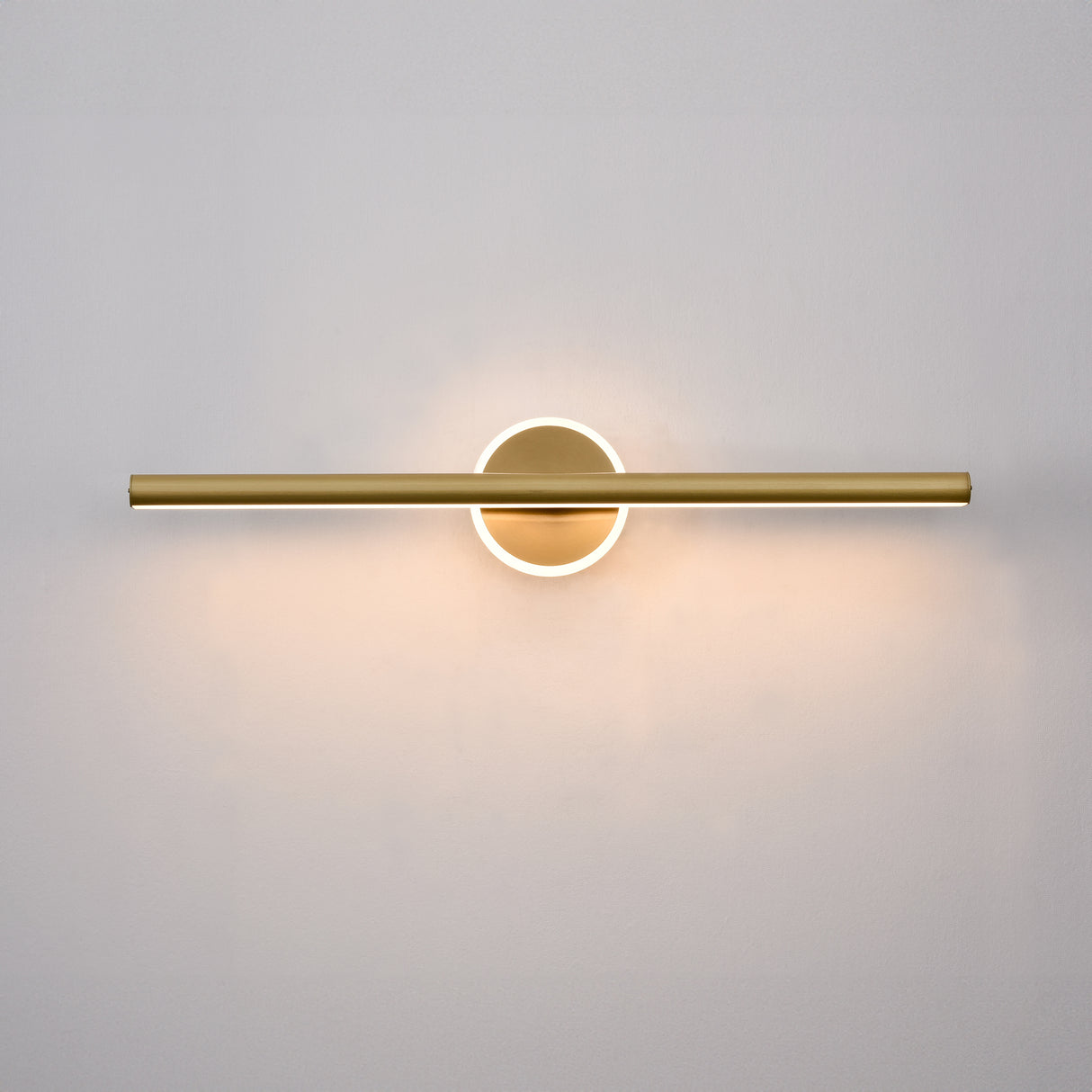Franklite Allure Aged Brass Bathroom LED Wall Light