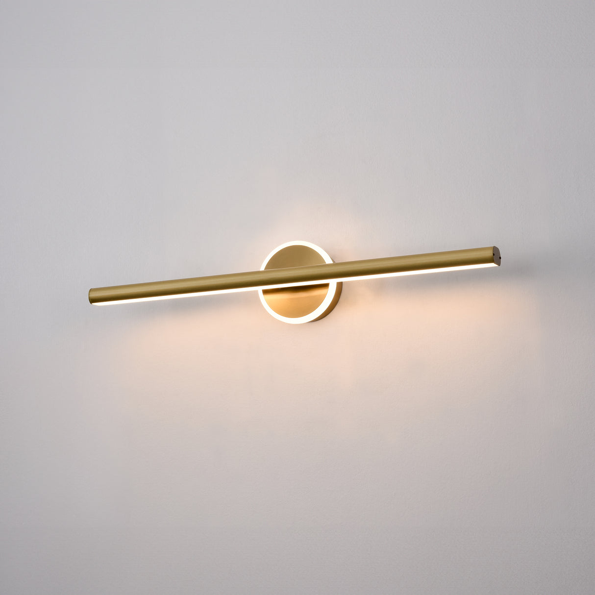 Franklite Allure Aged Brass Bathroom LED Wall Light