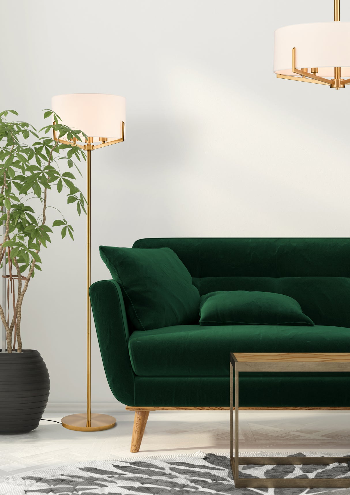 Franklite Clifton Floor Lamp