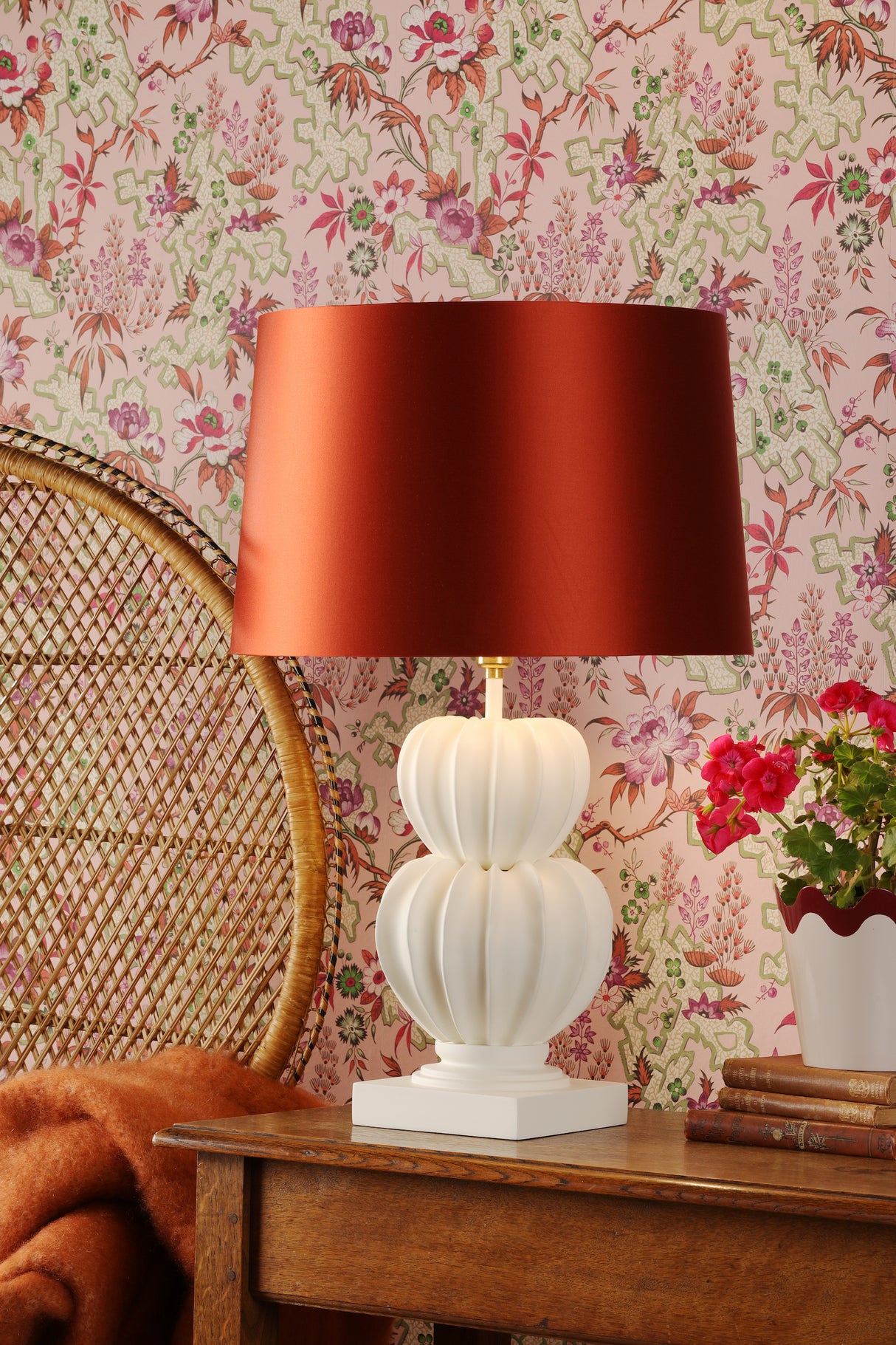 David Hunt Botany Table Lamp White Base Only