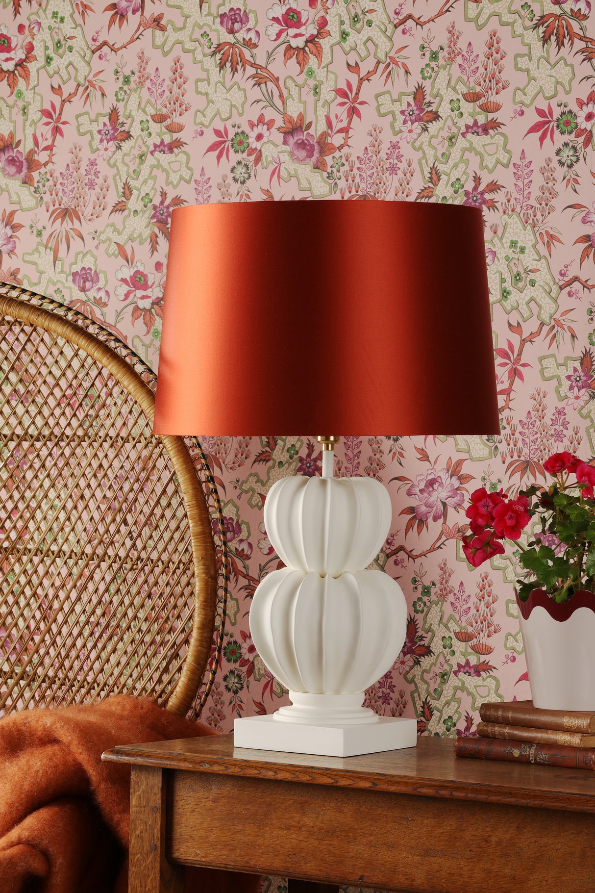 David Hunt Botany Table Lamp White Base Only