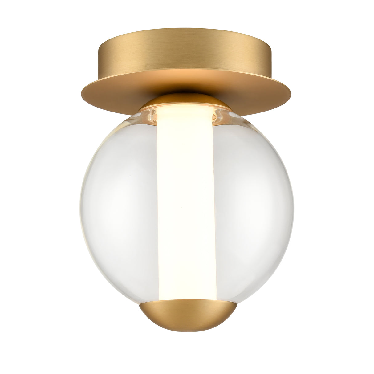 Franklite Beacon Celing/Wall Light Satin Brass