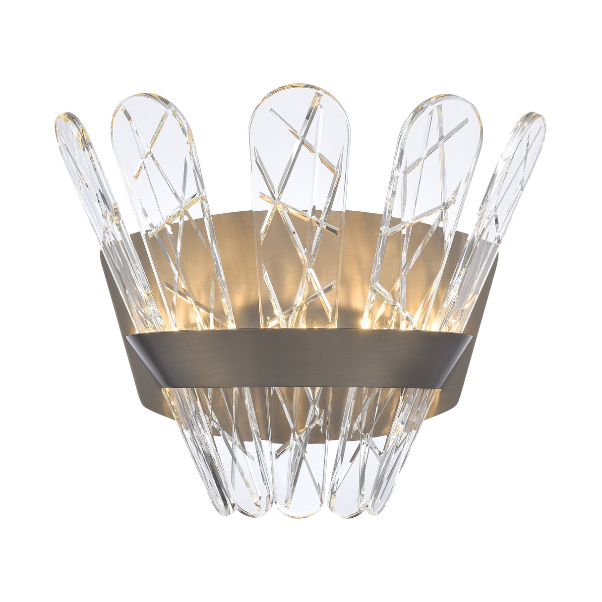 Franklite Beatrice Brushed Bronze LED Wall Light