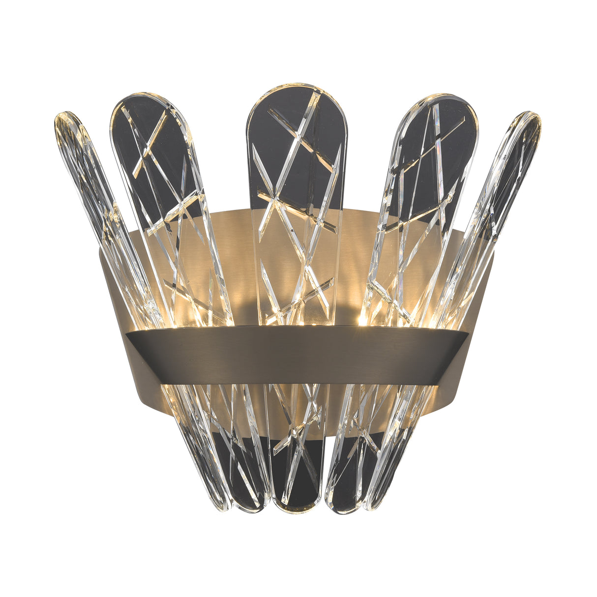 Franklite Beatrice Brushed Bronze LED Wall Light