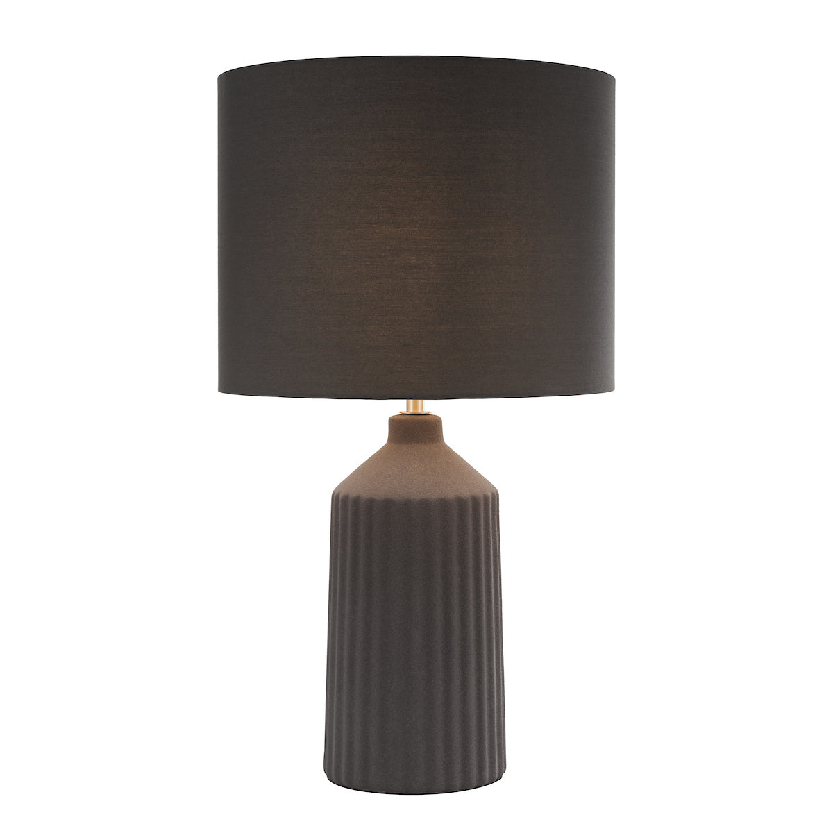 Dar Chloris Large Table Lamp Grey With Shade